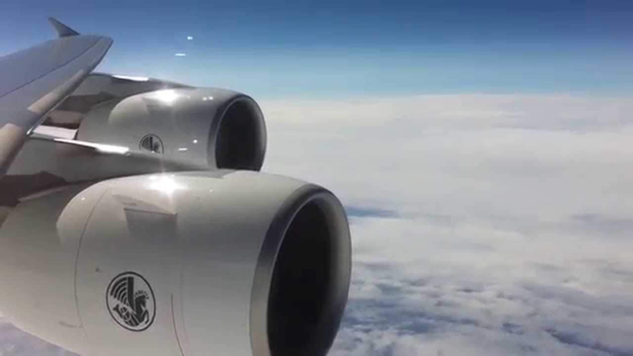 Air France Airbus A380 - Rapid Descent from FL400 to FL280
