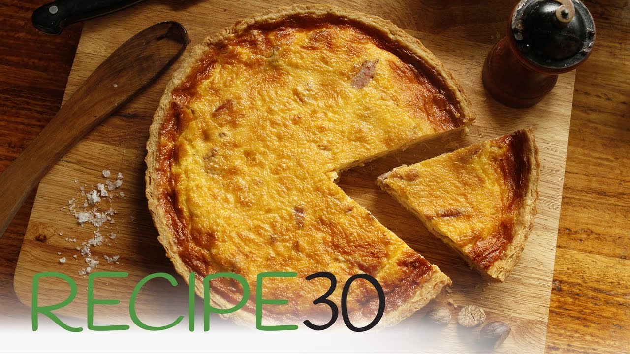 The best authentic quiche recipe QUICHE LORRAINE