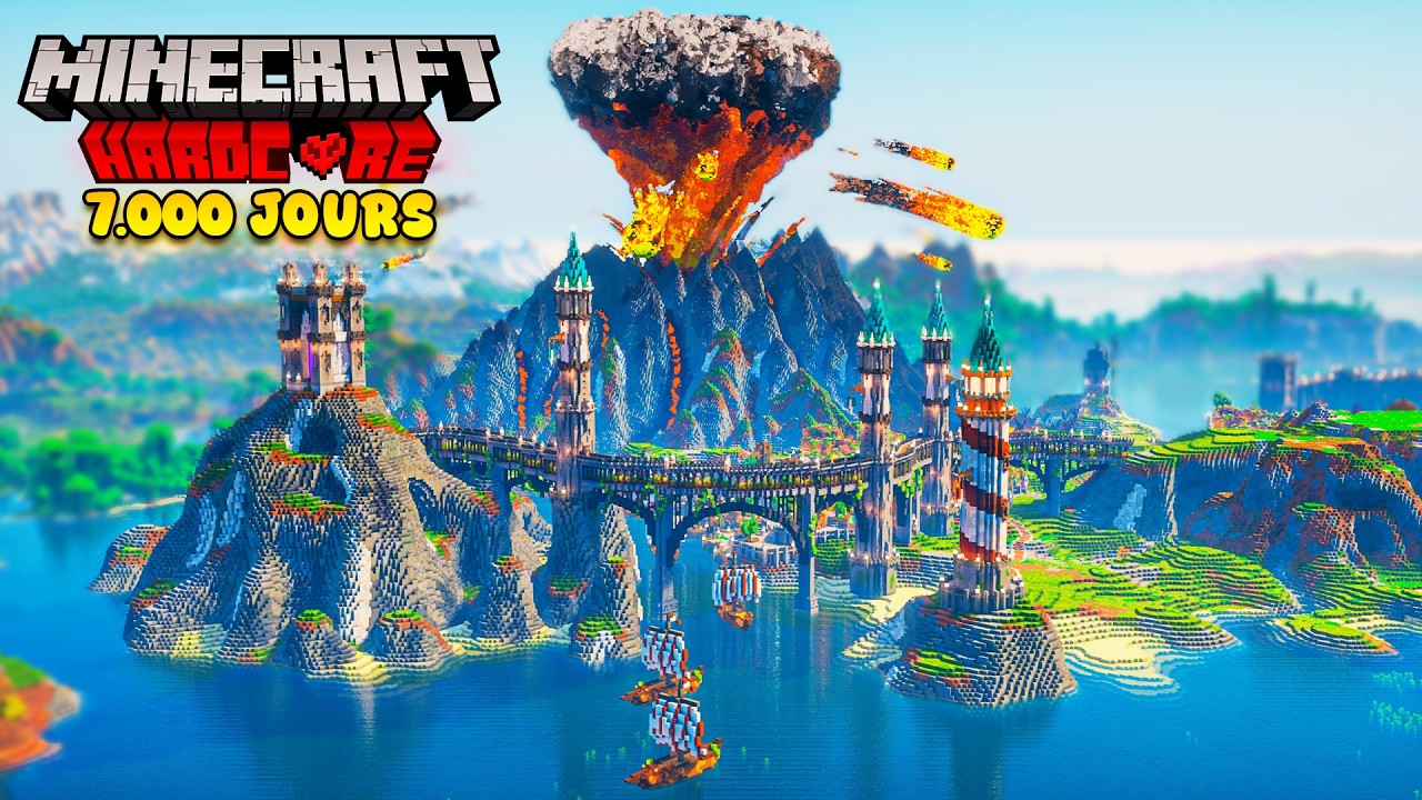 J'ai SURVÉCU 7000 Jours sur Minecraft HARDCORE ❤️‍🔥