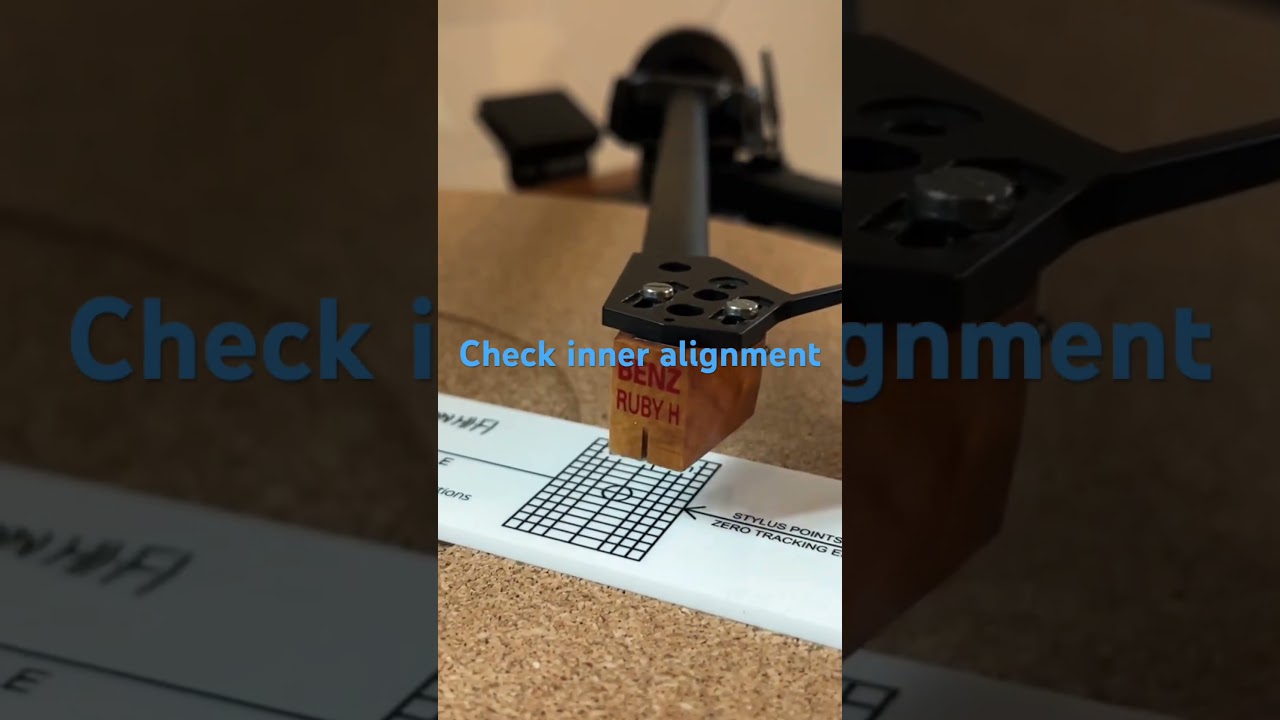 Выравнивание картриджа - идеальный угол 