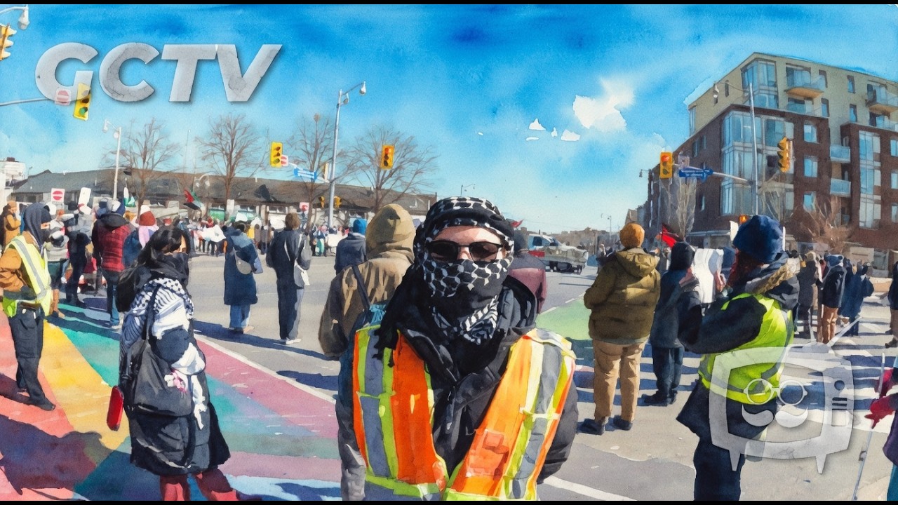 Another Protest for Palestine in Lib' City¡ 🎬 3/3 | GCTV Clips - 2.24.25