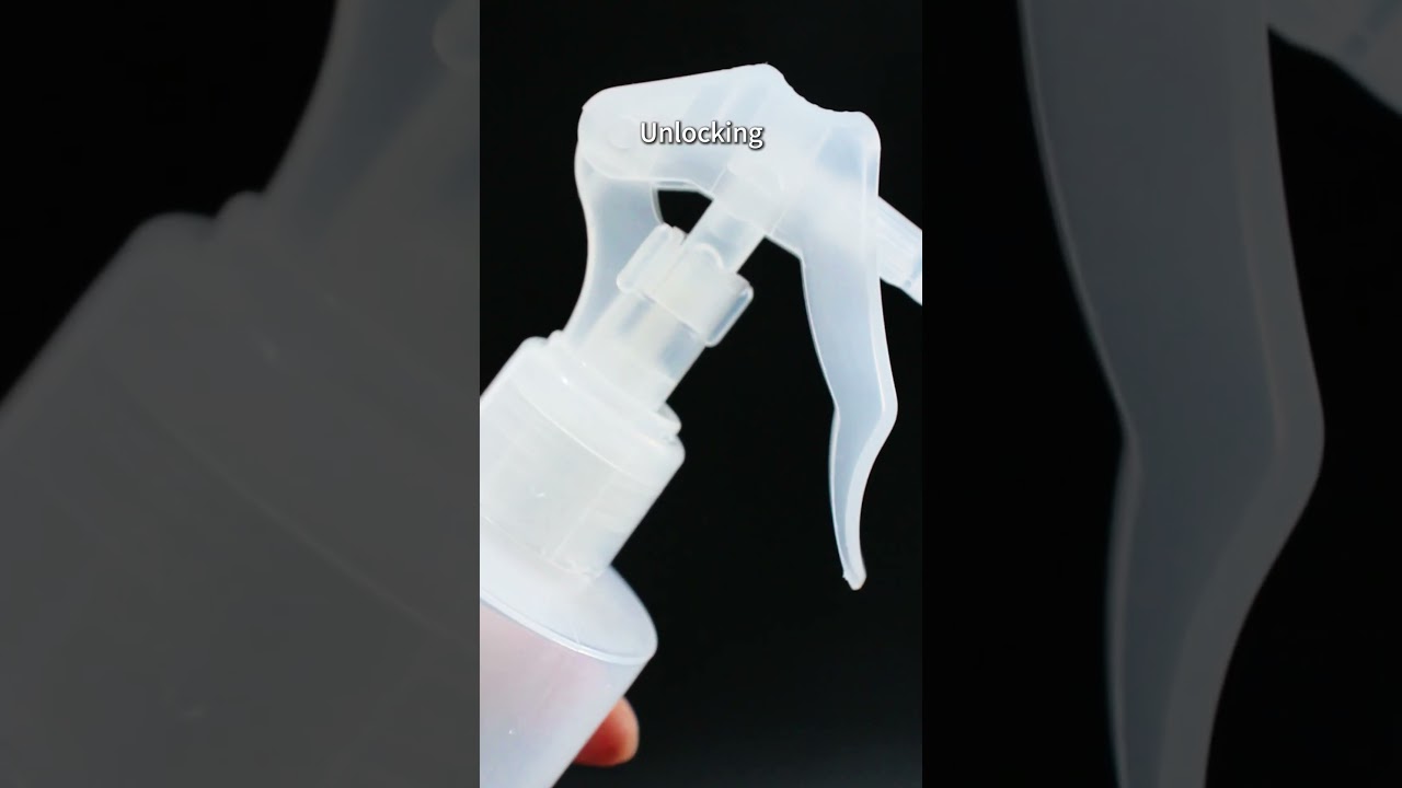 How to unlock trigger spray bottles