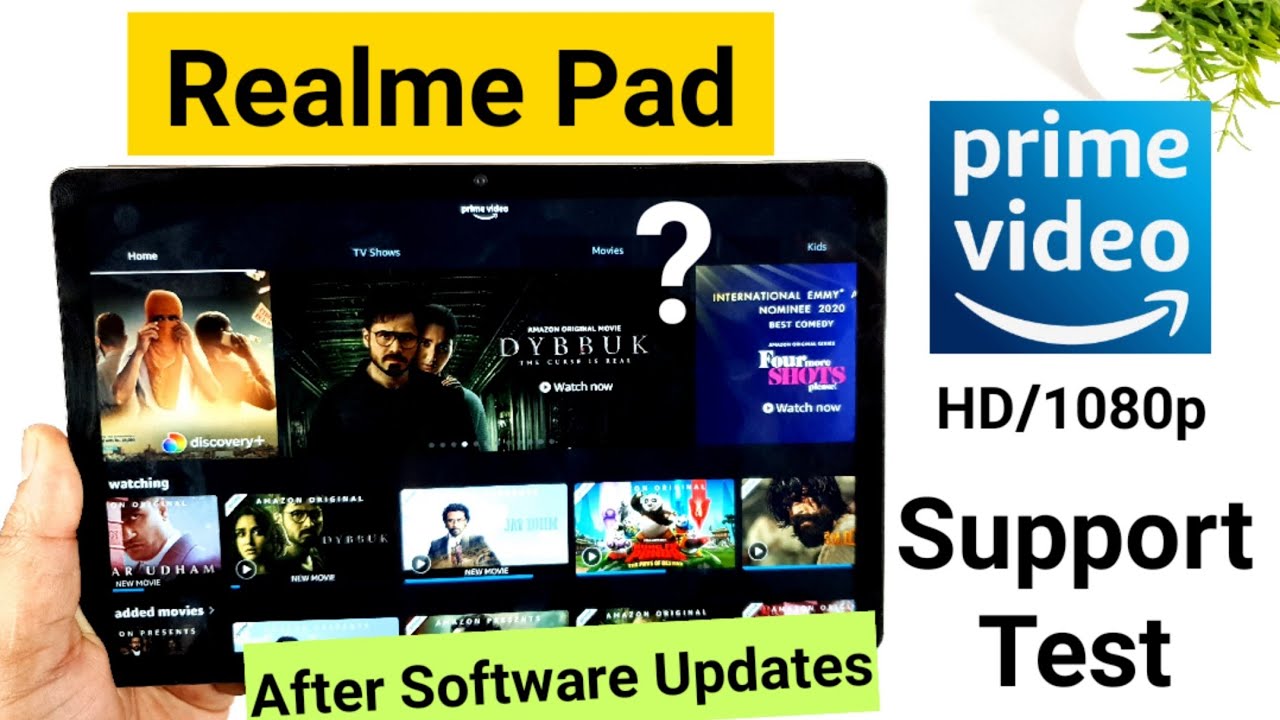 Realme Pad Amazon Prime HD Support Test After Software Updates🤔🔥