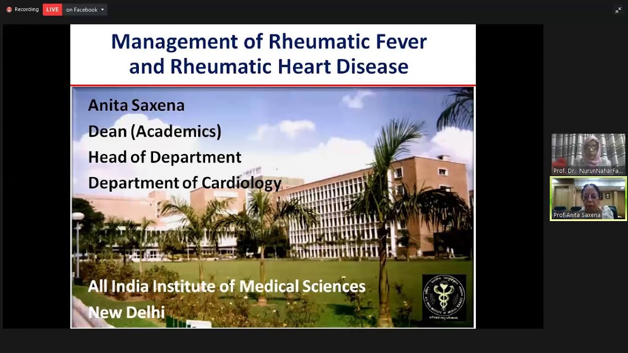 Rheumatic Fever & Rheumatic Heart Disease by Prof. Anita Saxena madam
