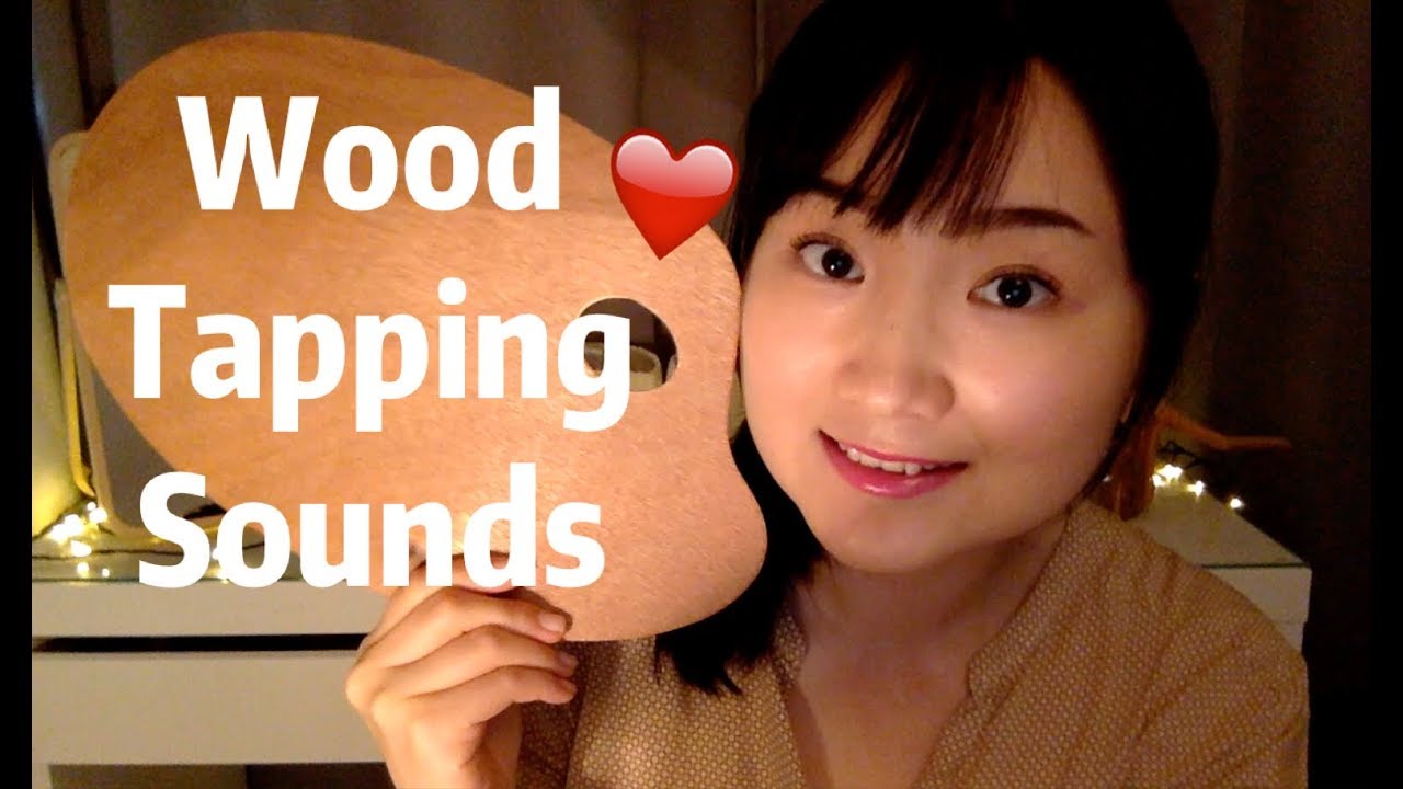 Slow Tapping Sounds with Wood Objects 🌲