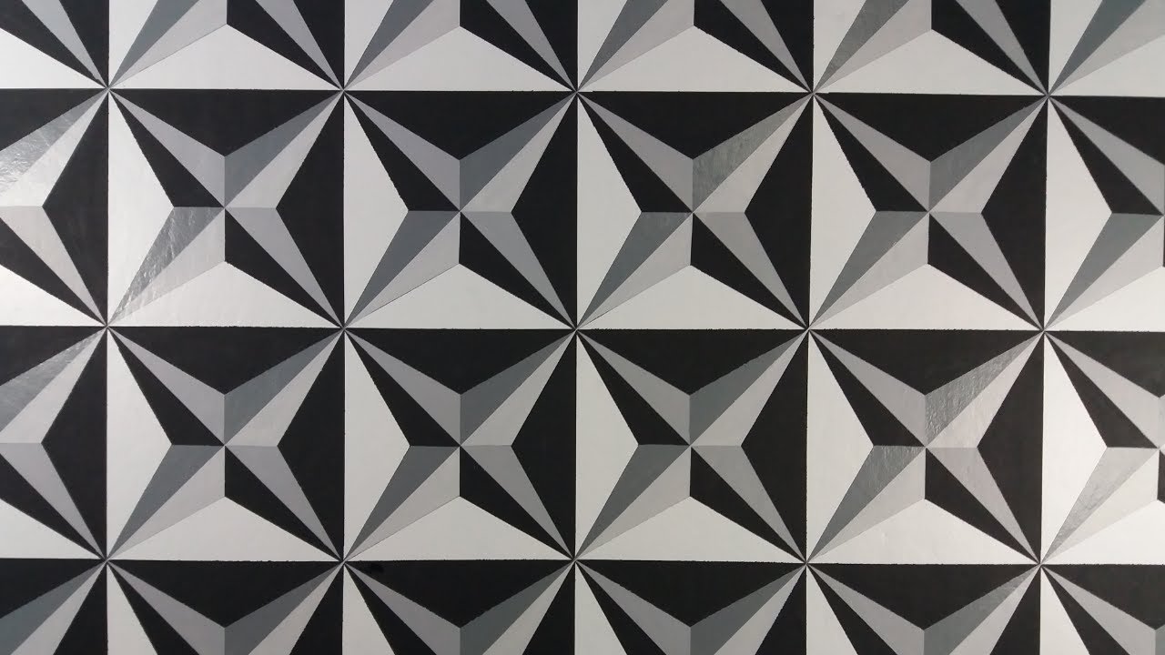 Pintura Decorativa Efeito 3D, Passo a Passo DIY