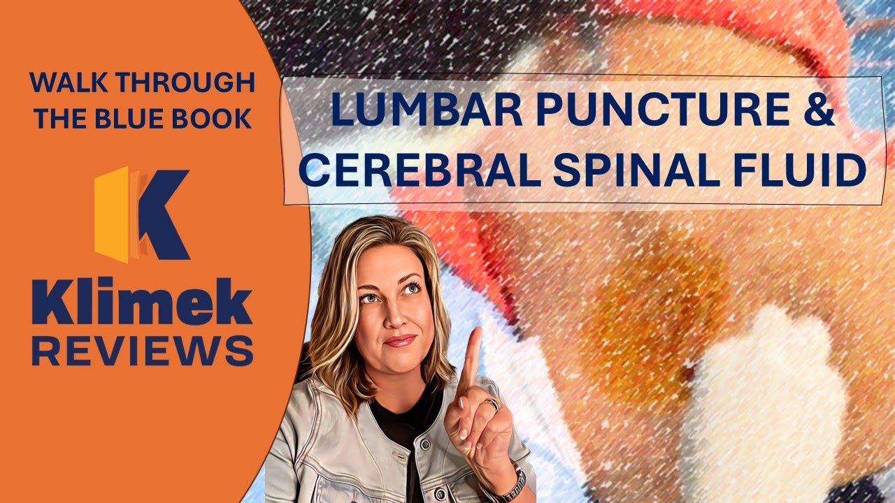 LUMBAR PUNCTURE & CSF + questions with Dr. Sharon