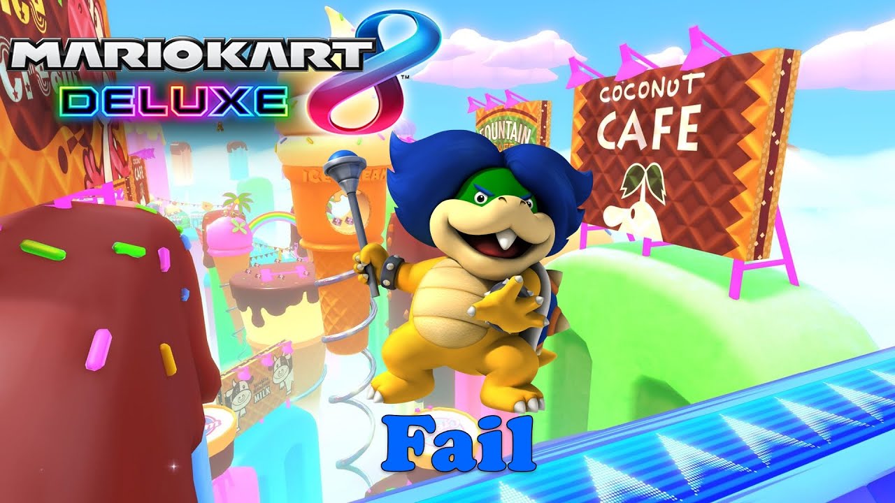 Mario Kart 8 Deluxe - Ludwig von Koopa Fails in 150cc VS Races