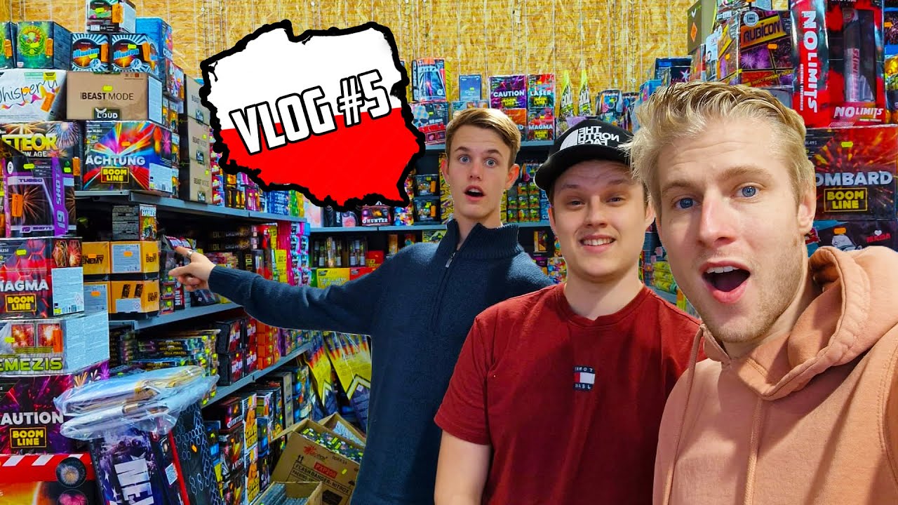 POOLSE VUURWERK MARKT MET  STAGIAIRE | Vlog 5