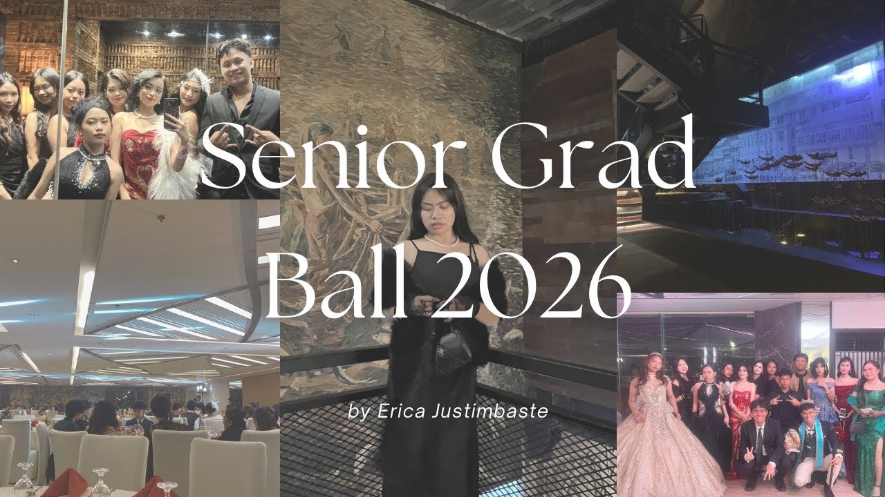 🎀 diary 11 | senior grad ball 2026 💫| philippines 🇵🇭