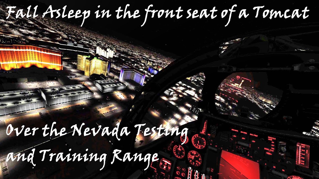 Sleepscape, FRONT SEAT of a F14 TOMCAT,  2 Hours High over the NTTR (1k Subs Special) #sleep #study