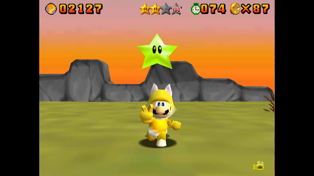 [TAS] SM64 Land: (2-1) Mushroom Trampolines - 