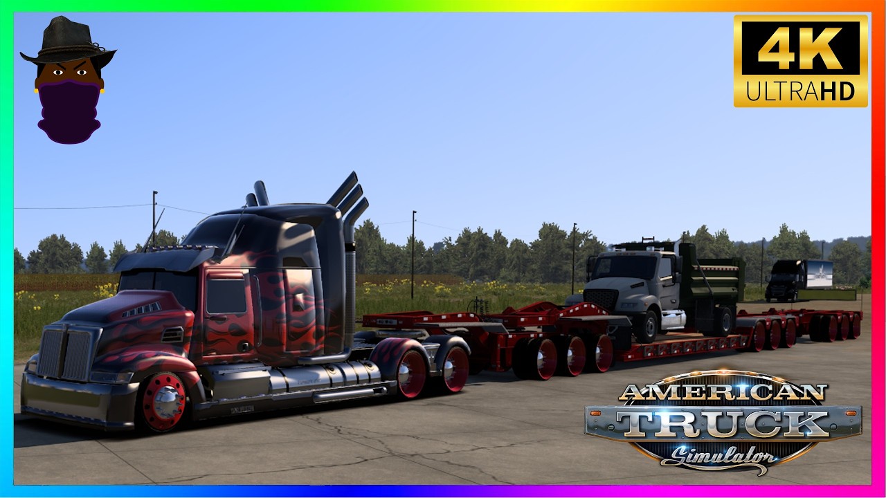 American Truck Simulator Delivery Municipal Truck Oversize Straight Pipe (155) 2026 🎮 ⁴ᴷ⁶⁰
