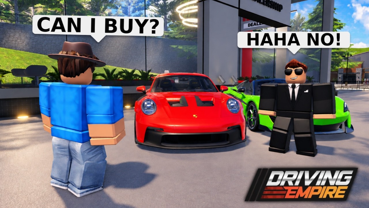 Злые автодилеры издеваются надо мной в Driving Empire
