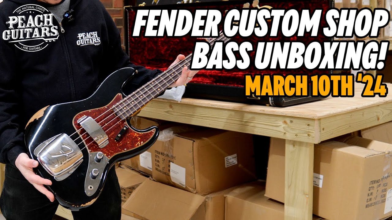 Fender Custom Shop Bass Unboxing! | March 10th '24