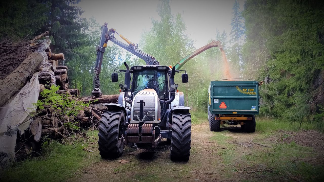 Koneurakointi Huhtalan Valtra T202 ja JENZ HEM 561, osa 2/2.