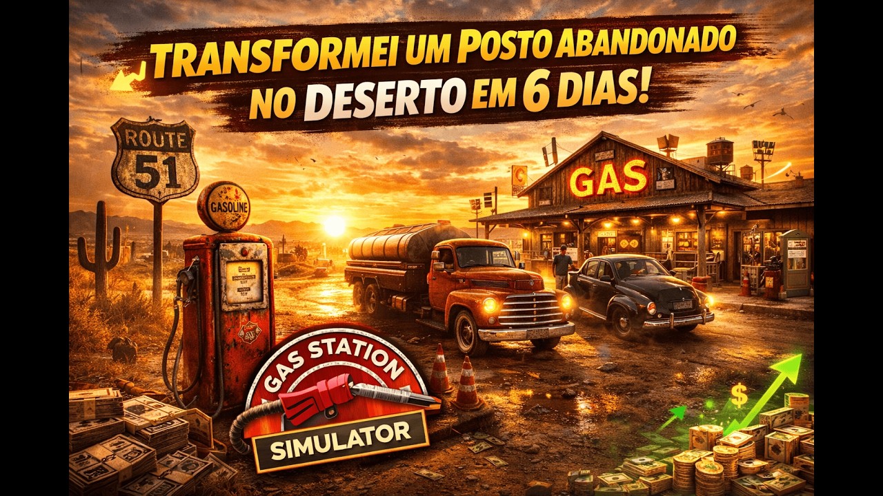 HERDEI UM POSTO NO DESERTO… E TIVE QUE SALVAR ELE! 😱