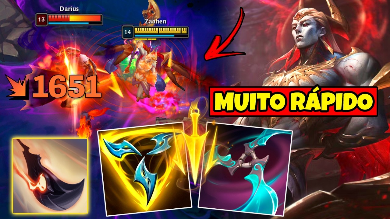 ZAAHEN BUILD DE VELOCIDADE DE ATAQUE FICA INSANO