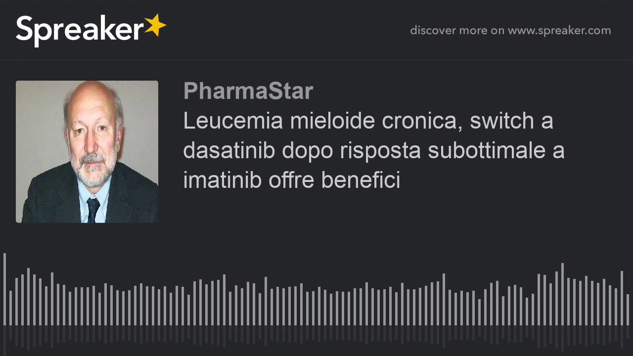 Leucemia mieloide cronica, switch a dasatinib dopo risposta subottimale a imatinib offre benefici