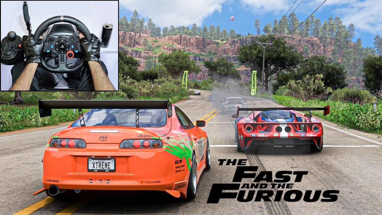 Paul Walker's Toyota Supra | Race - Forza Horizon 5 | Logitech G29 Steering Wheel Gameplay