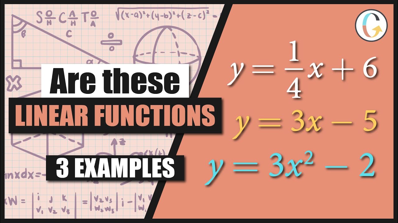 How to Determine if the Equation of a Curve Can Be Written as a Linear Function: y = 1/4x + 6