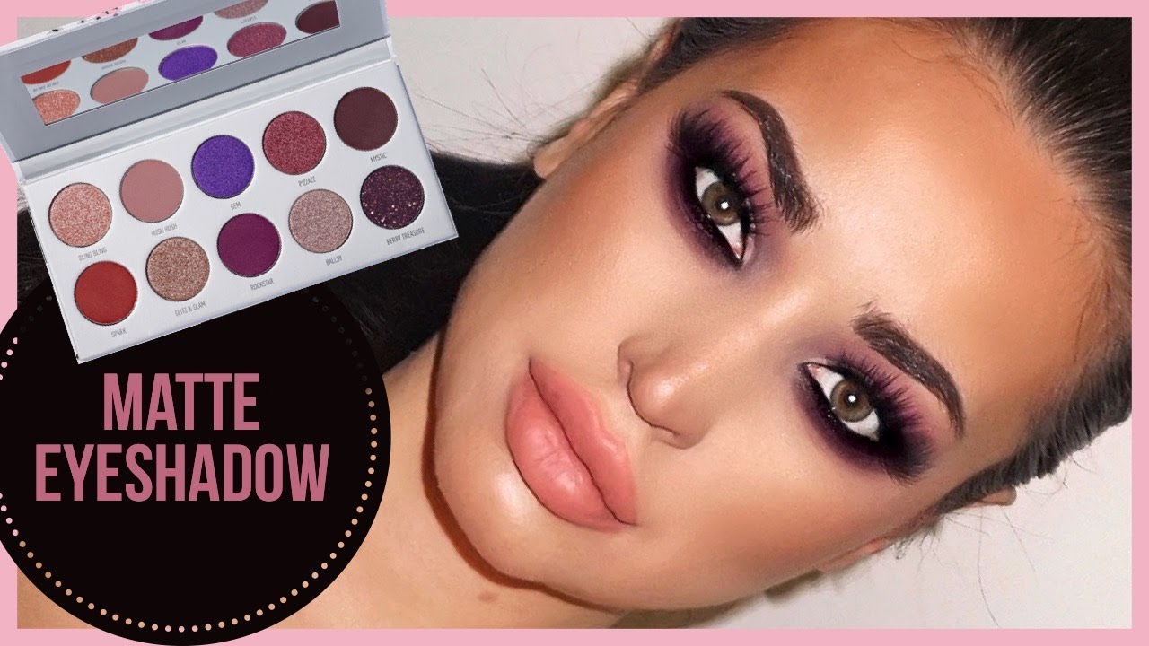 Matte purple smokey eyes I Ena Friedrich