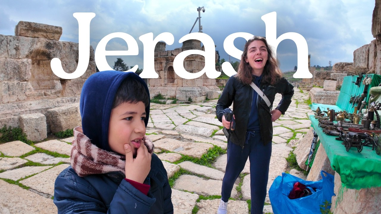 Haggling with a 9 year old in ANCIENT JERASH | FULL TOUR | Jordan travel vlog EP 5
