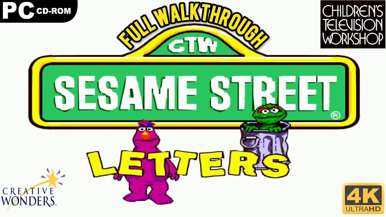 Игра Sesame Street: Letters [PC] &mdash; геймплей в разрешении 4K60UHD