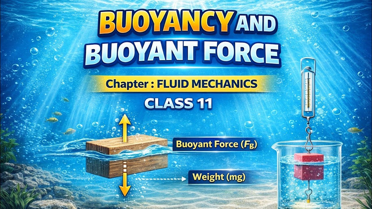 Fluid mechanics buoyancy and buoyant force 
