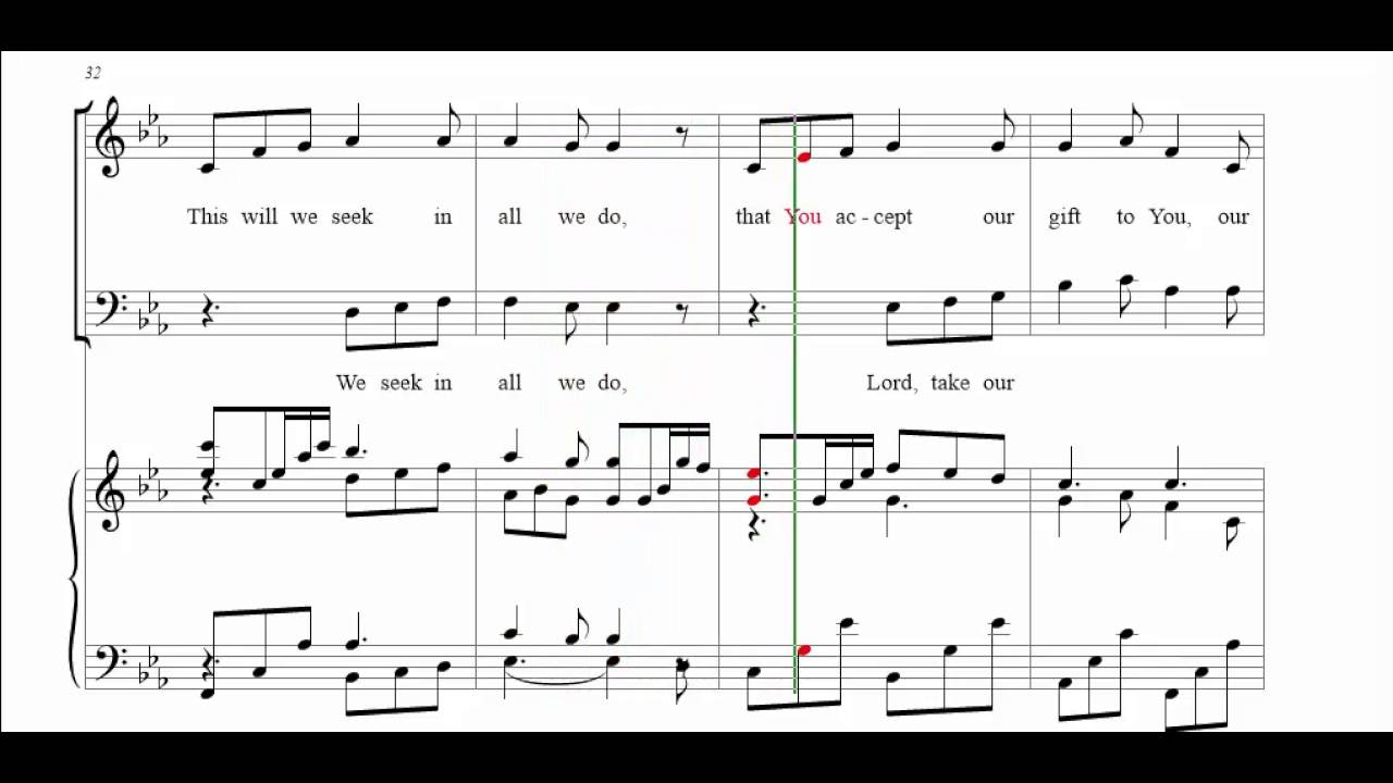 Sacrifice Of Praise - Two Parts Voice