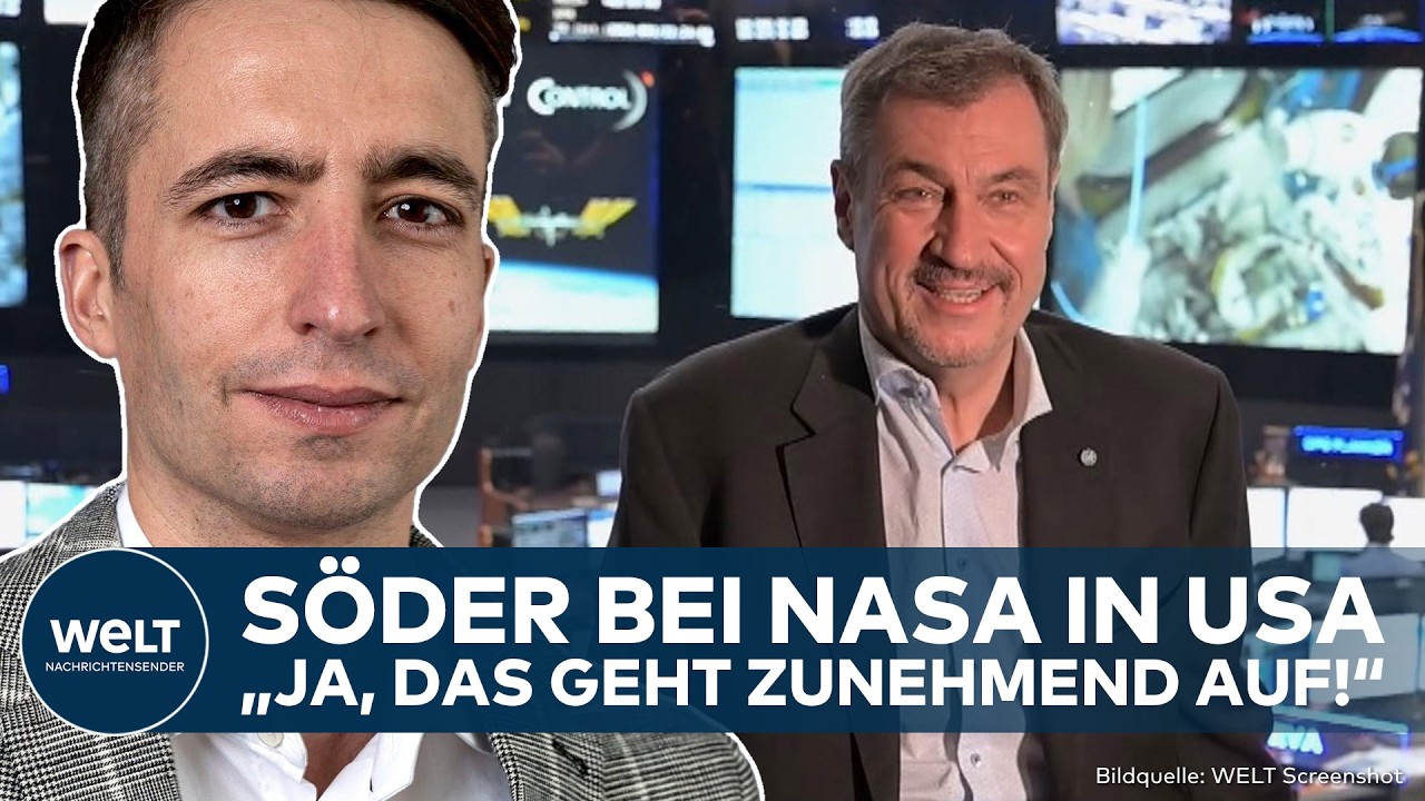 USA: S&ouml;der bei NASA in Houston! Hei&szlig;er Draht eingerichtet! Bayern st&auml;rkt Kooperation bei Raumfahrt