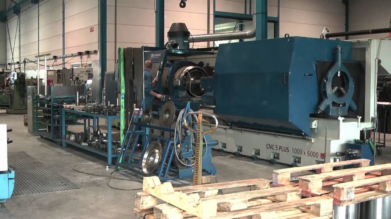 Metal groot CNC draaiwerk HD / Big CNC Lathe, Ø 1000 x 6000 mm