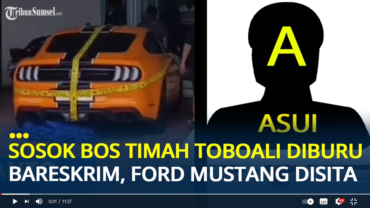 Sosok Asui, Bos Timah Toboali Diburu Polisi Terkait Penyelundupan 7,5 Ton Timah, Ford Mustang Disita