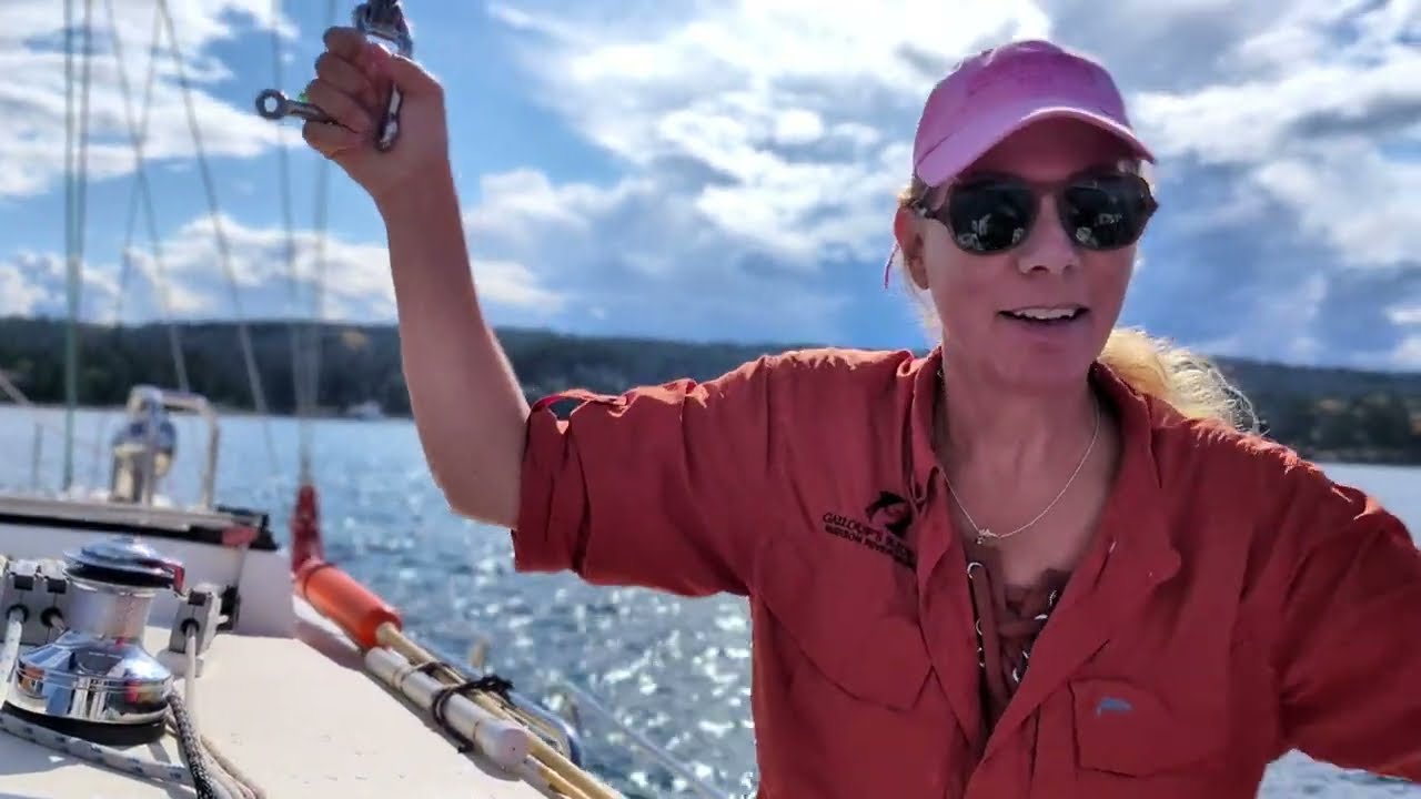 Skoal sailing Patos Island through Desolation Sound-Cabo Rico 42 Pilothouse July 2024 Peter & Sarah