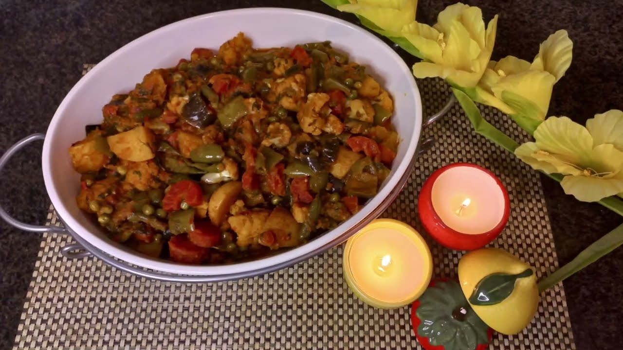 Mix sabzi (mix veggies) delicious and healthy vegetarian dish @Recipesfromrubysdiary