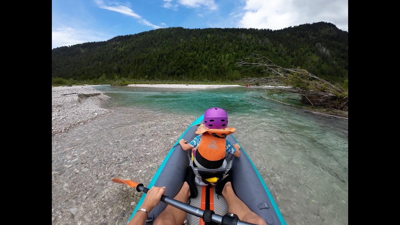 Kajaktour durch die Isar im 