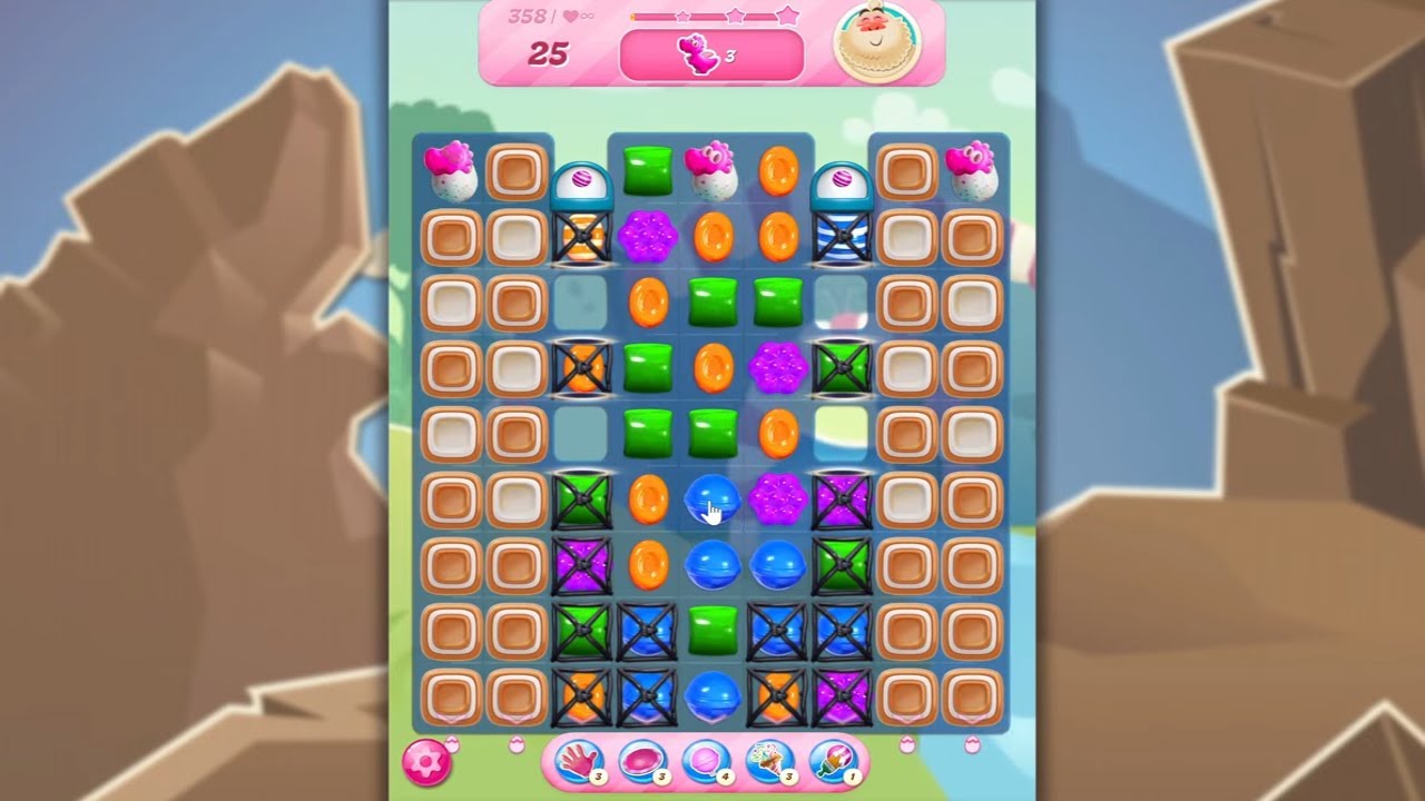 Candy Crush Saga LEVEL 358 NO BOOSTERS (new version)🐟☑️