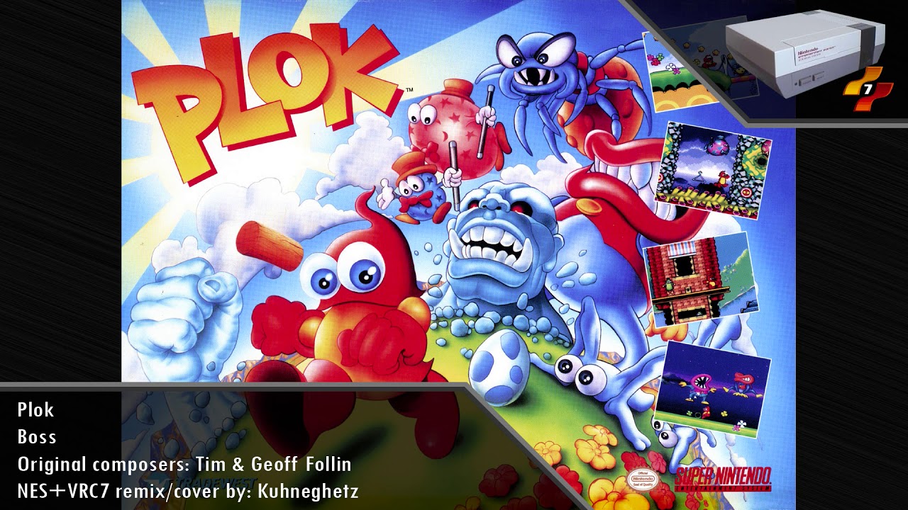 [NES+VRC7 Remix] - Plok - Boss