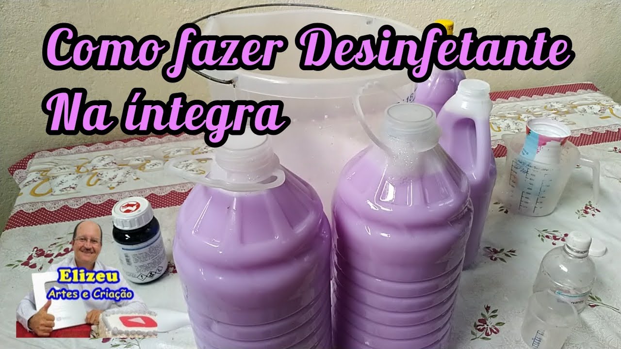 Desinfetante Comercial na Íntegra