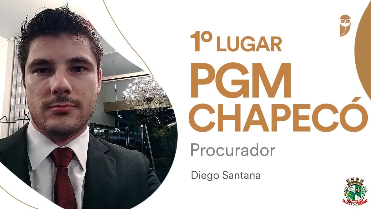 ENTREVISTA: Diego Santana, aprovado em 1° lugar na PGM Chapecó para Procurador Municipal
