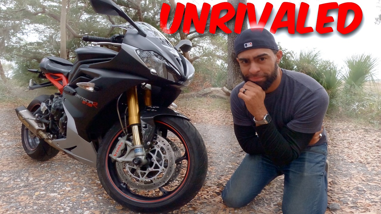 Этот трехцилиндровый Triumph Daytona 675R мощностью 128 л. с. — лучший 600-кубовый из когда-либо ...