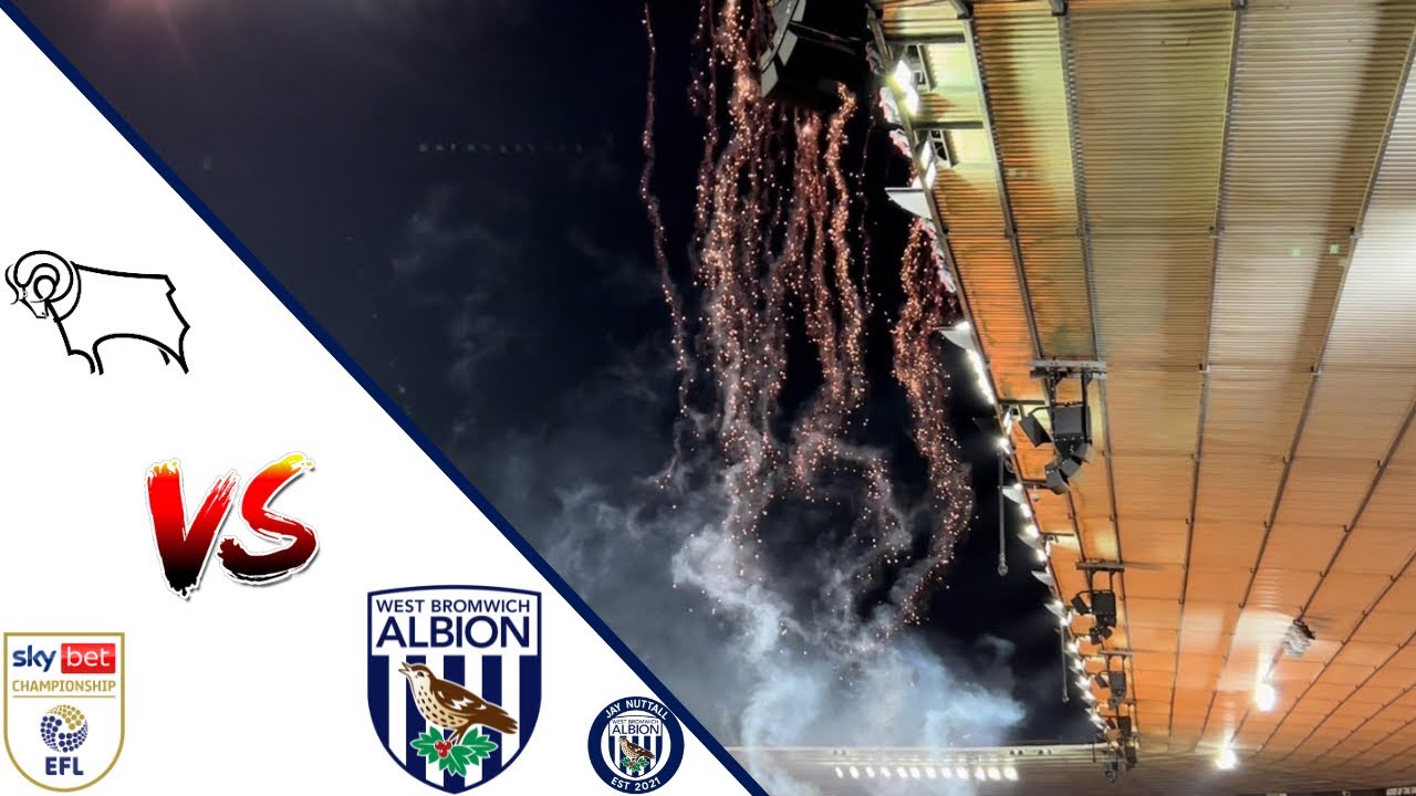 LATE LIMBS TO STEAL A POINT DERBY COUNTY VS WEST BROMWICH ALBION MATCH DAY VLOG