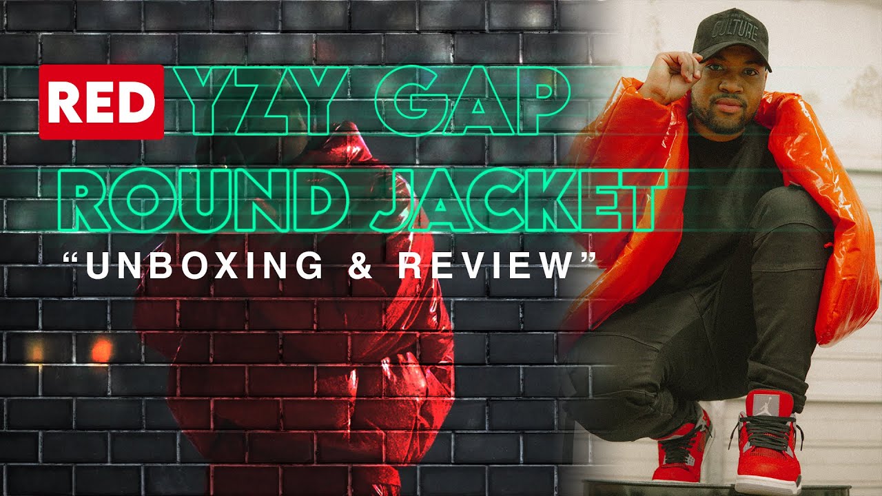Распаковка и обзор размера красной куртки Yeezy Gap Round за 200 долларов | YZY