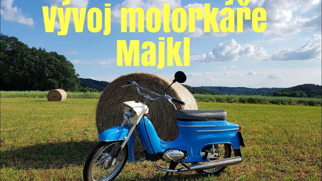 Vývoj motorkáře- Majkl  erbos.cz Jawa 20, 50, 125, 250, 350, Tramp, 361 sport, Čz, Honda, Yamaha TDR