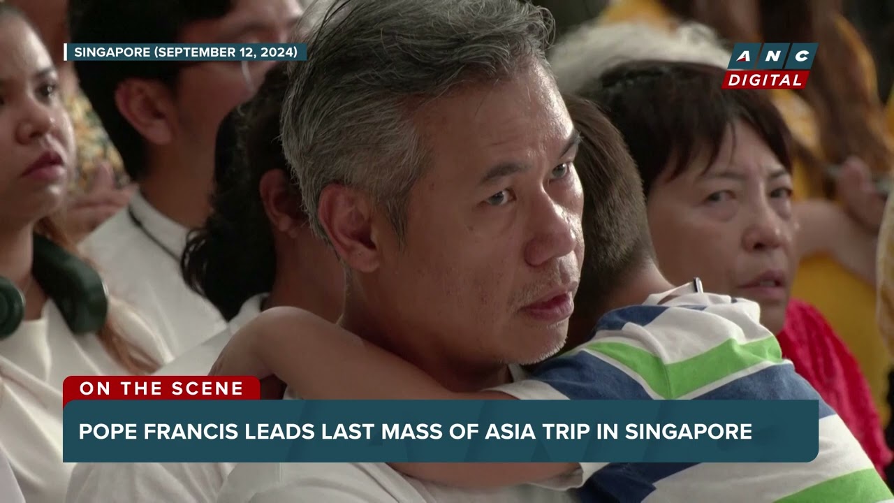 'Show love and pity': More than 50,000 faithful attend Pope Francis' Asia trip closing mass | ANC