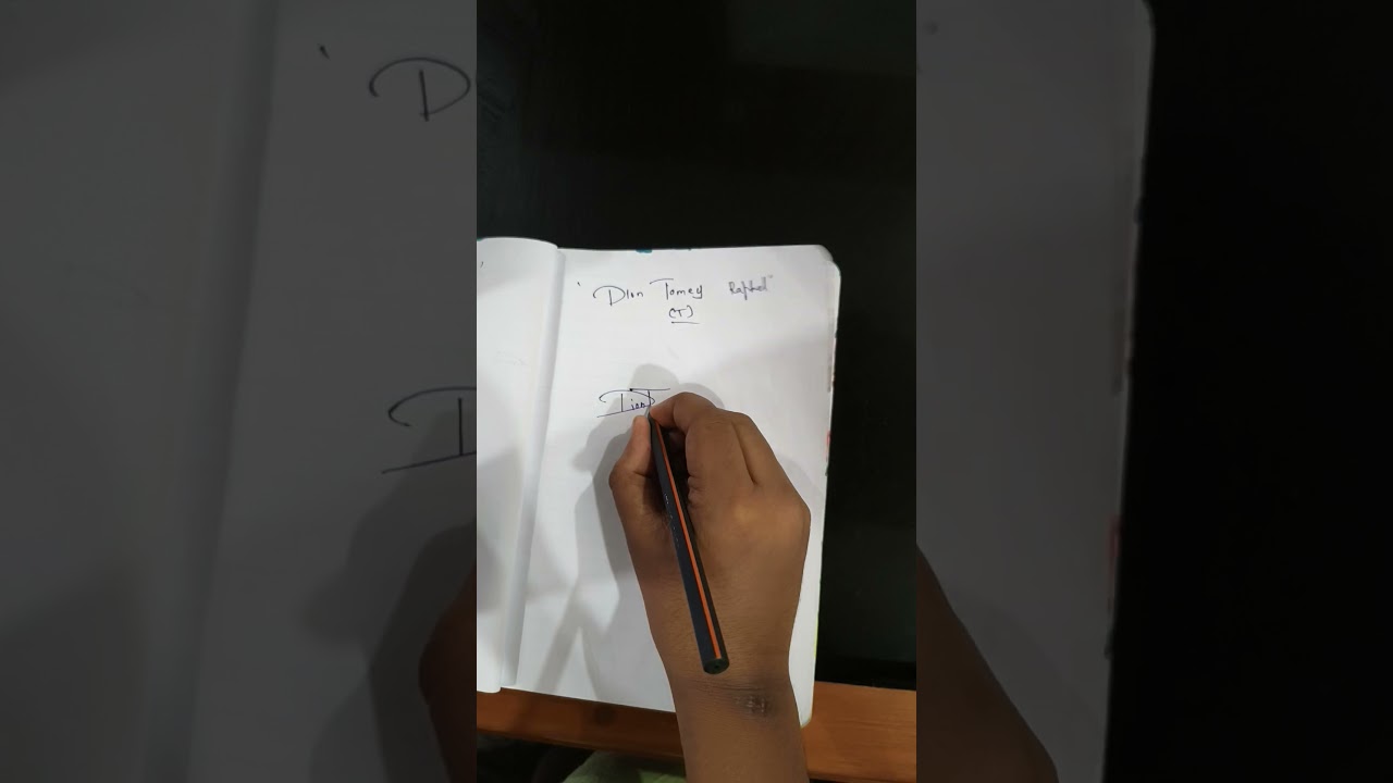 How to sign Dion T Raphel name#signature #art #stylewriting