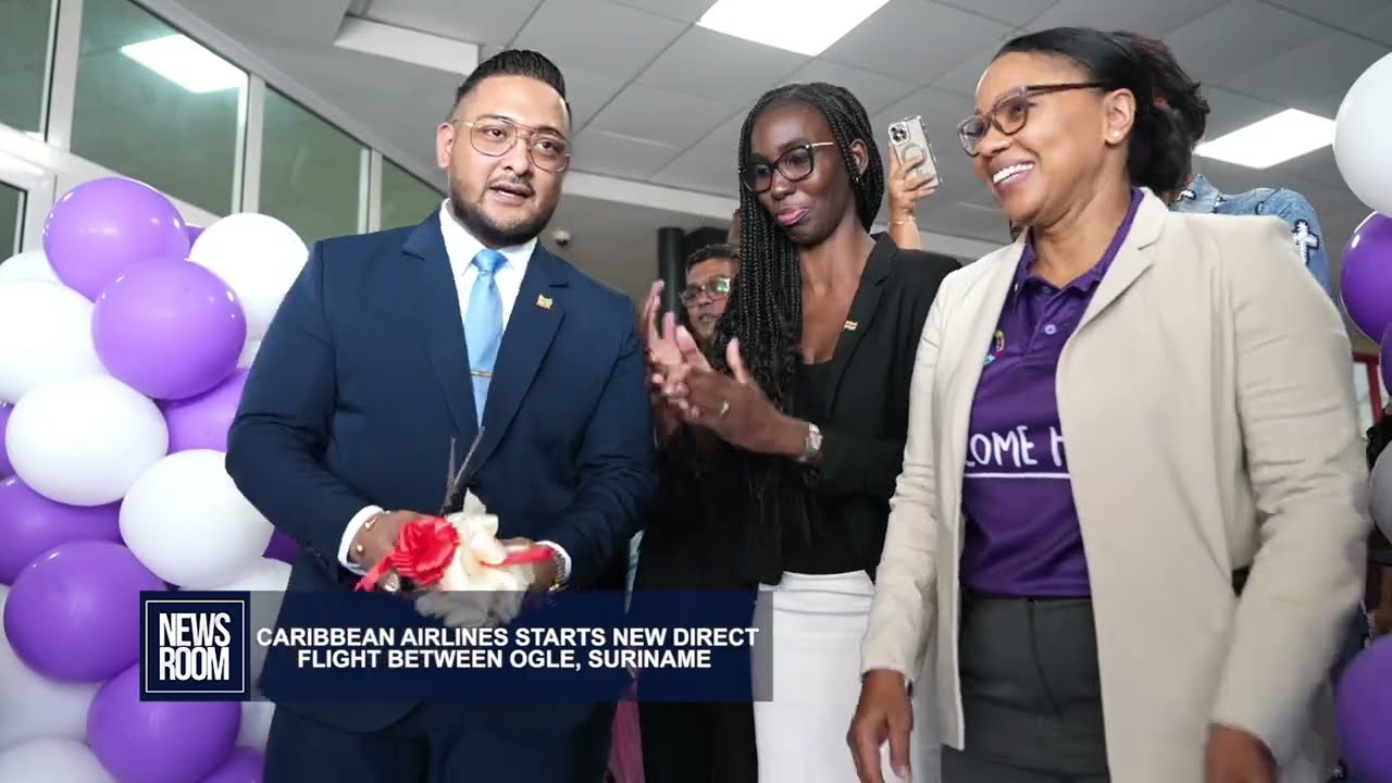CARIBBEAN AIRLINES STARTS NEW DIRECT FLIGHT BETWEEN OGLE, SURINAME