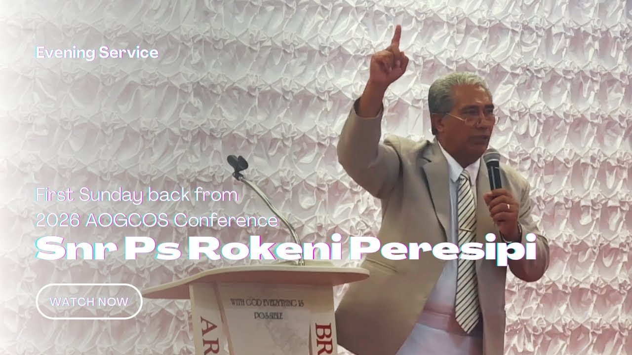 Evening Service with Snr Ps Rokeni Peresipi 18/01/2026