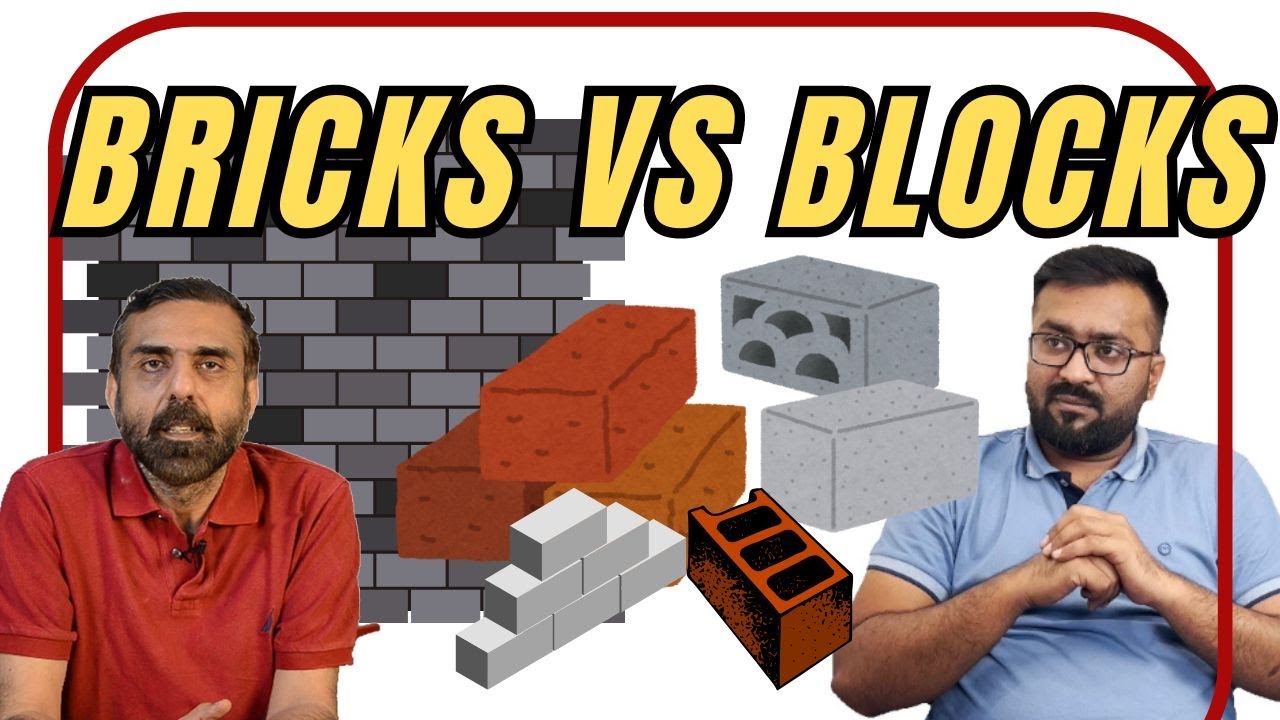 Using Bricks vs Using Concrete Blocks | Which type of building material to use Pakistan