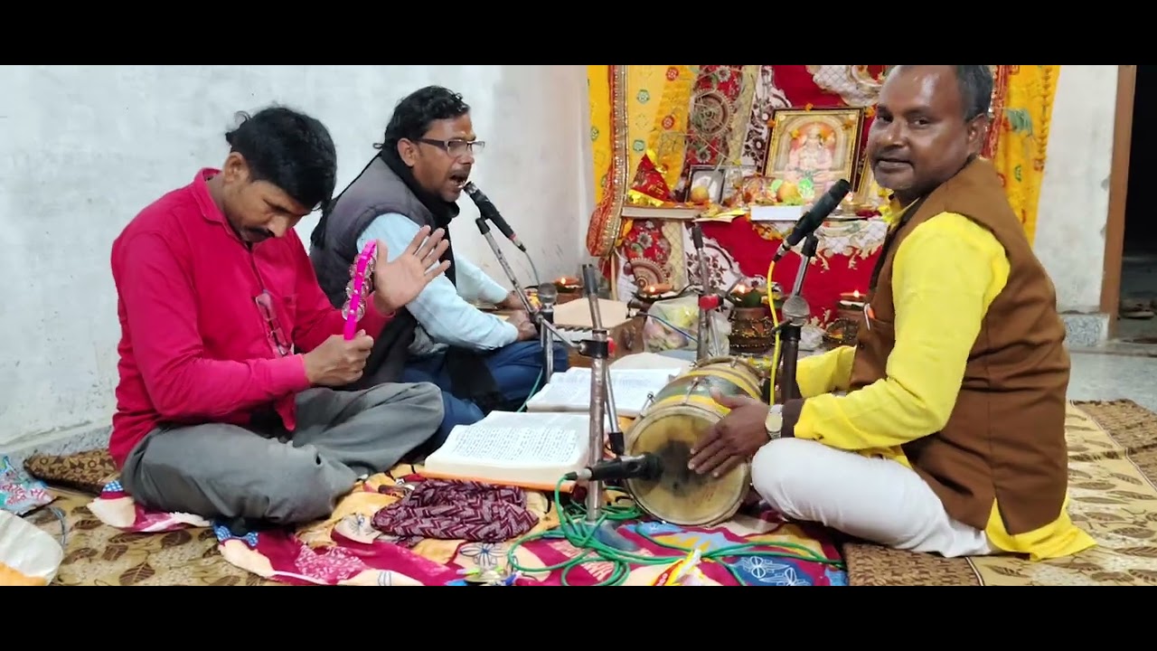 अखंड रामायण टीम श्रावस्ती श्री बल्ले मिश्रा शिवकुमार नाल वादक पंडितअमरनाथ पांडे 